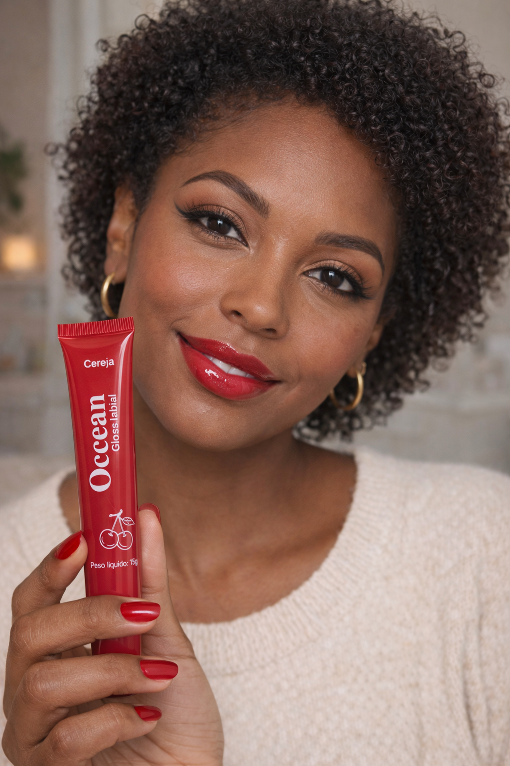 Gloss Labial Nutritivo - Cereja