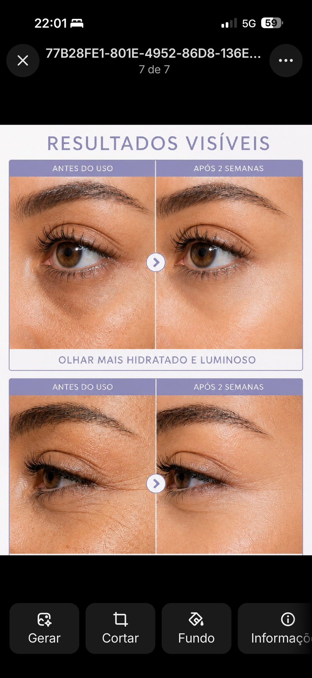 Creme para Olhos Iluminador e Firmador com Niacinamida