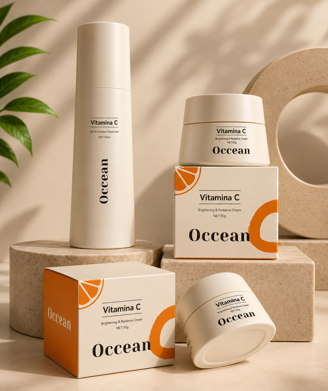 Kit de Radiância de Vitamina C — Limpe, Ilumine e Hidrate