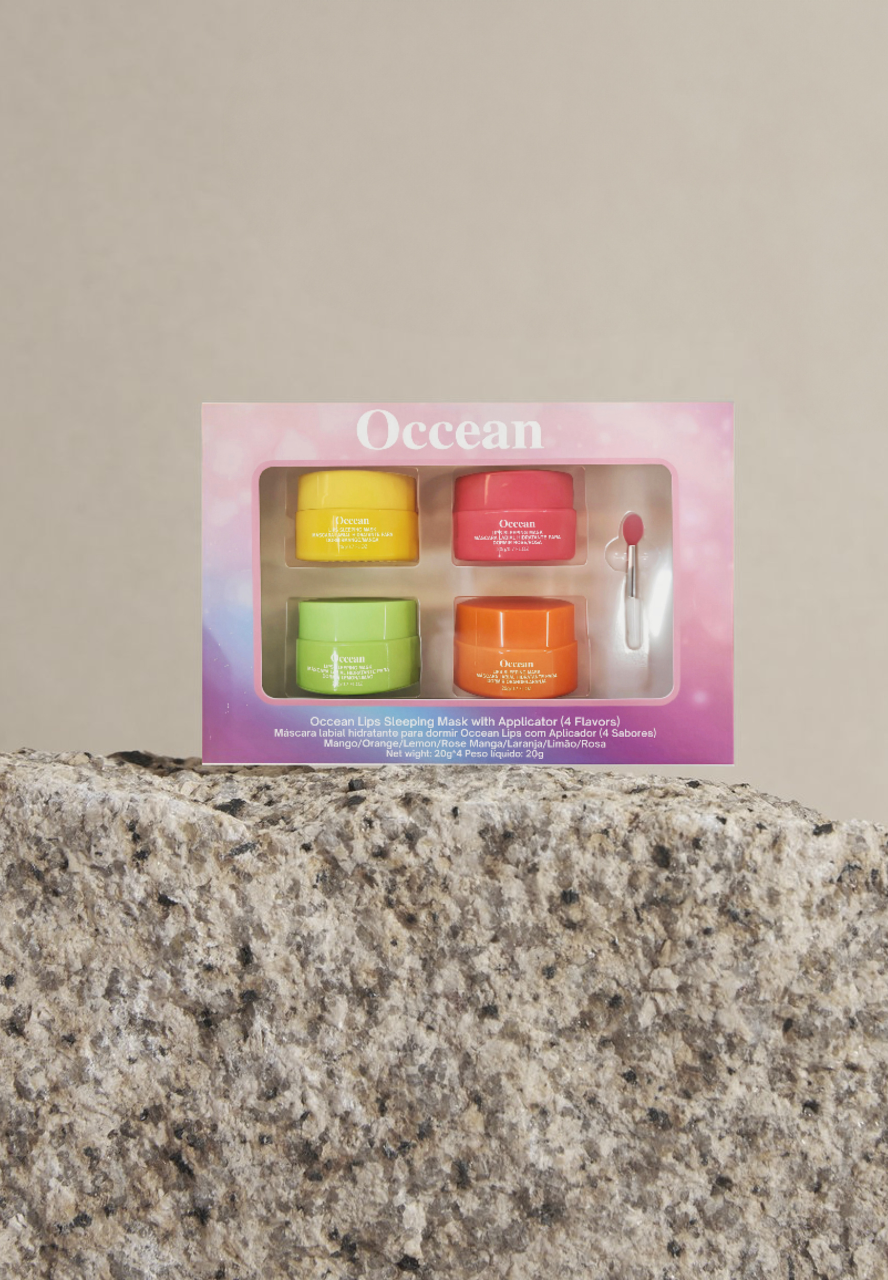 Kit 4 Occean Lips Sleeping Mask with Applicator1