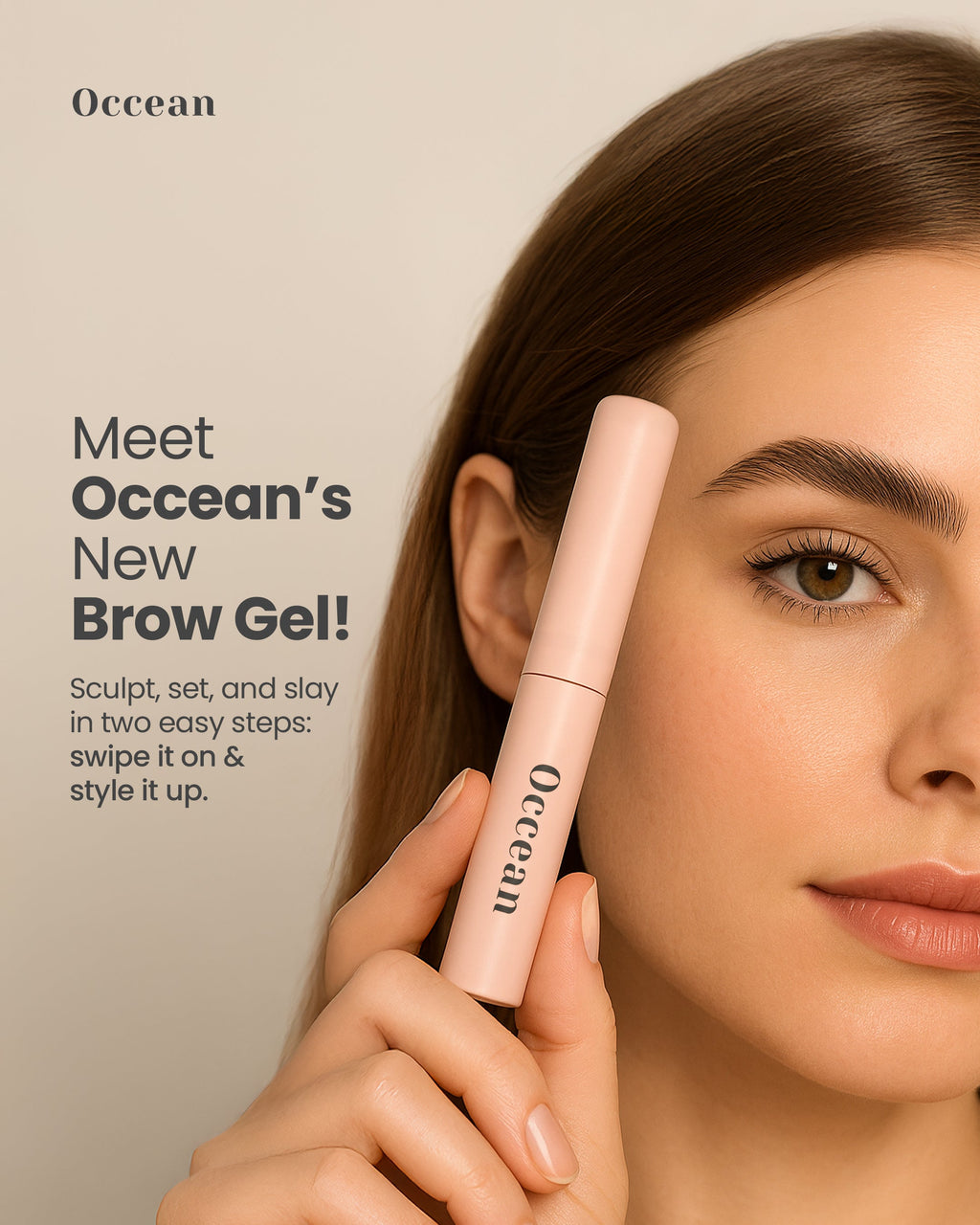 Gel para modelar sobrancelhas